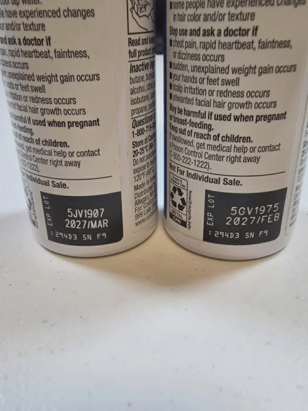 KIRKLAND MINOXIDIL MEN 5% FOAM HAIR GROWTH TREATMENT 2 MONTH SUPPLY NEW